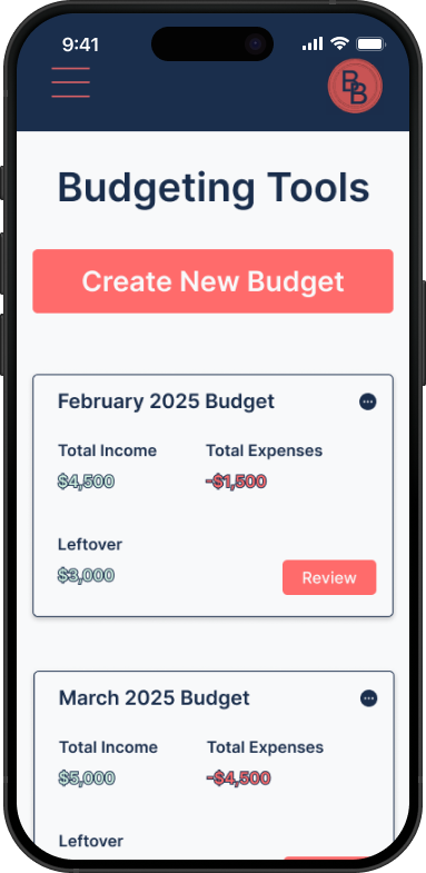 Mobile Budgeting Tools