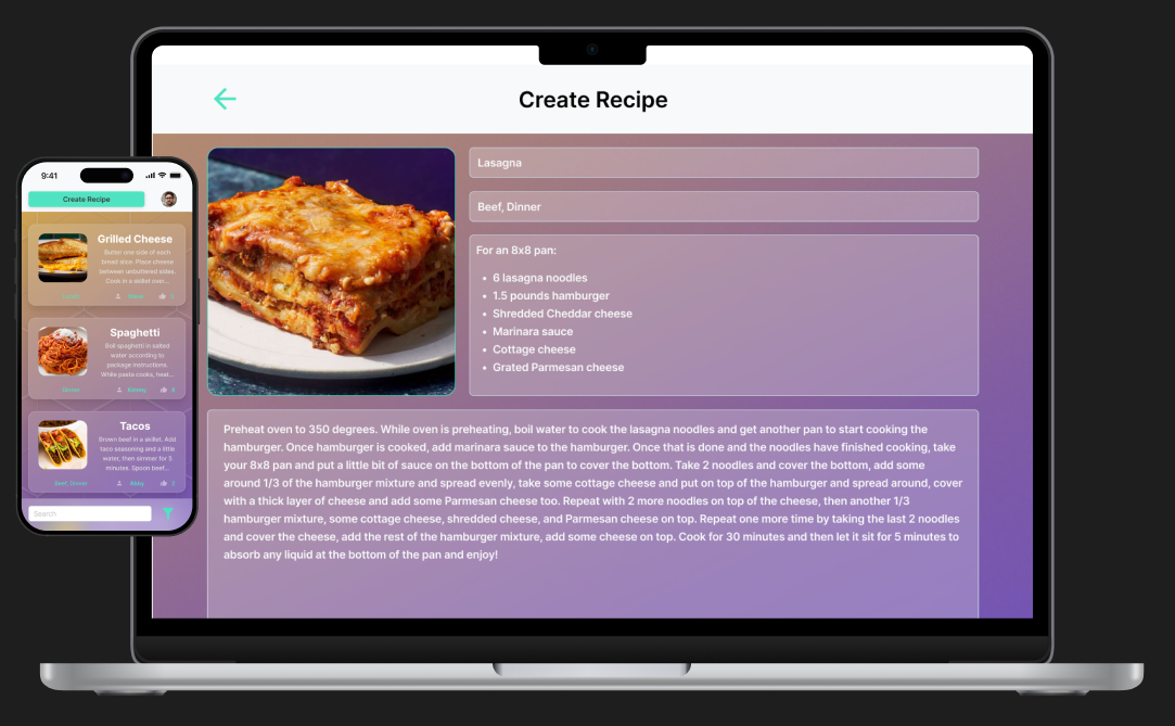 Family Feast Main Screen