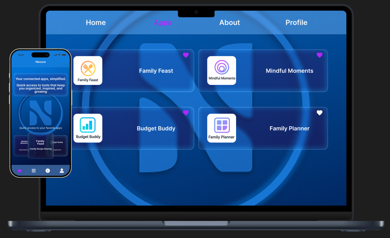 Nexura Main Screen